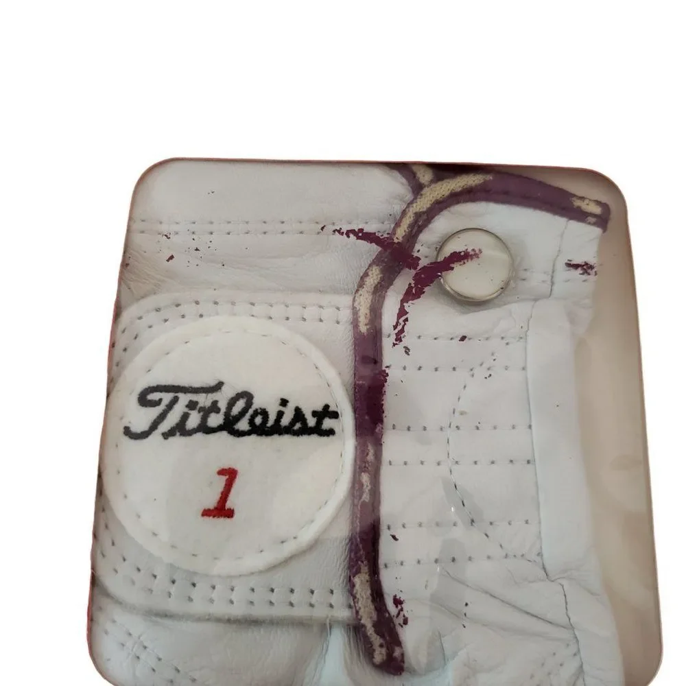 Etonic Titleist Women's Golf Glove Left Medium Leather NEW Lot of 4 Vintage 90s